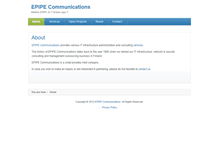 Tablet Screenshot of epipe.com